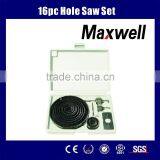 16pc Hole Saw Set