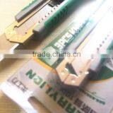 BERRYLION 3pcs Blade Sliding Knife With Rubber Handle for Household and School