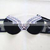 Black Women Pure Bra/big Women Sexy Bra With Push up Function thumbnail-1