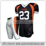 Gym Custom Sublimated League Football Jerseys Game Multicolor Polyester America Football Shirts Suits Uniforms thumbnail-4