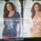 Ladies Fashionable T Shirt (Garment Stock Lots / Apparel Stock / Stocklots / Garment Apparel From Sri Lanka / Bangladesh) thumbnail-1