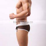 Without Logo Hot Sexi Photo Image Of Transparent Mesh Men Underwear Briefs Custom SC16 thumbnail-5