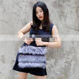 CX-H-33A Luxury Fashion Real Fox Fur Women Ladies Handbag thumbnail-2
