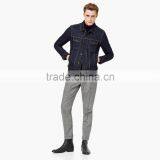 Classic Blue Wholesale Denim Jacket Men New Fashion Wear thumbnail-3