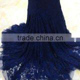 Crochet Ladies Long Dovtail Wedding Dress thumbnail-2