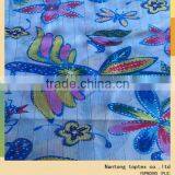 2016 New Peacock Printed Silver Voile Fabric thumbnail-1