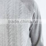 Custom Raglan Poly Cotton Wholesale Crewneck Sweatshirt thumbnail-2