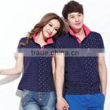 2017 New Style Fashion Good Quality Cotton Print Couples Polo Shirt thumbnail-1