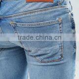 Cheap Wholesale Men Ripped Denim Pants Skinny Jeans thumbnail-3