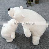 S17025A Hot Sale Cute Cartoon Polar Bear Baby Plush Doll thumbnail-3