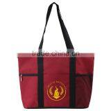 Deluxe Travel Tote Bag - Features Multiple Pockets, Sturdy Handles and Comes With Your Logo. thumbnail-2