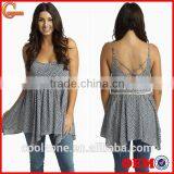 Floral Print Delicate Layered Tank Top Wholesale Bohemian Women Top