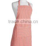 Wholesale Solid Color Cotton Cheap Chefs Striped Apron thumbnail-4