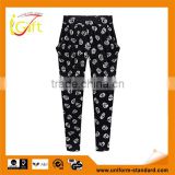 2014 hot sell wholesale 100% cotton tailored made pattern harem pants