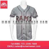 New Design Dry-fit Blank Baseball Jerseys Wholesale thumbnail-4