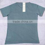 2018 Blue Men's Single Chest Pokcet Double Collar T Shirts thumbnail-2