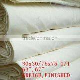 GREIGE, FINISHED 100% COTTON 30x30/75x75 1/1 63",67" Greige Cotton thumbnail-1