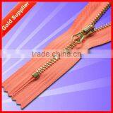Hi-ana Zipper1 SEDEX Factory Cheaper Gold Metal Zipper thumbnail-1