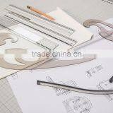 Transparent Plastic Cloud Pattern French Curve For Painting thumbnail-3