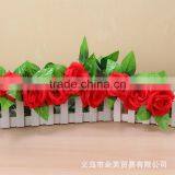7.54ft String Fake Artificial Rose Flowers Vine Ivy Leaf Garland Floral Home Decor thumbnail-4