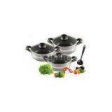 6 Piece Heat Resistant Aluminum Cookware Set For Home, Cafeteria thumbnail-1