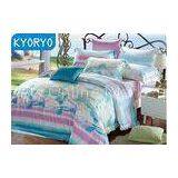 Four Season Flowers Duvet Cotton Bedding Sets Eco - friendly 4pcs bedding set