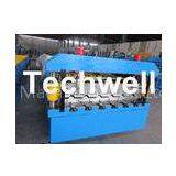 5.5 Kw Steel Metal Roof Roll Forming Machine With Manual, Automatical Decoiler
