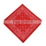 Red Printed 100% Cotton Handkerchief
