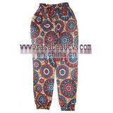 African Wax Fabric Cotton Ladies Pant, Simplecity 1696