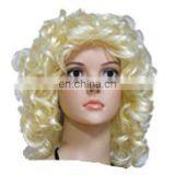 MCW-0266 Party Masquerade Synthetic Short Women Hot Curly Blonde Wig thumbnail-1