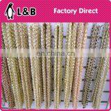 Wholesale Decoration Chain Pear Beaded Long Chain Gold Black Beads Chains thumbnail-4