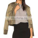 Gold Full Sexy Girl Satin Motorcycle Jacket With Www Xxx Cool Ladies Winter Coats thumbnail-2