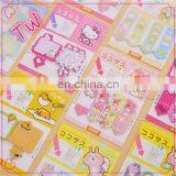 China Stock Stationery Supplies ,Discount Any Shaped Design Cute Die Cut Sticky Memo Pads With Custom Logo
