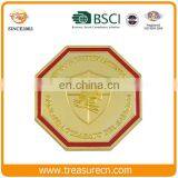 Wholesale Metal Coin Custom Logo Double Sides Antique Challenge Coin With Gold Plated thumbnail-3