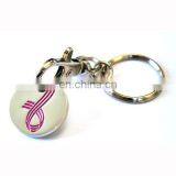 Factory Trolley Coin Keychain With Ribbon Design thumbnail-1