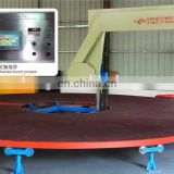 Hot Selling DongGuan Mattress Sponge Foam Block Cutting Machine with rotary table