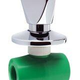 Threaded M / F PN20 High-grade 500IM With Hose Union PP-R80 Under Plaster Ball Gate Valves