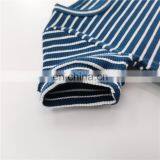 Striped Organic Cotton Rib Short Sleeve Baby Pajama Set thumbnail-3