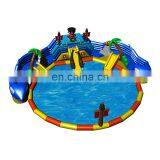 Kids and Adults Water Sports Equipment Pirate Ship Inflatable Water Amusement Park Slide Pool Games For Sale thumbnail-4