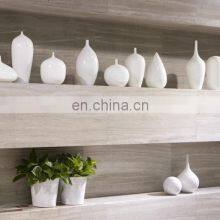 Nordic Simple Minimalism Potbelly On Glazed Milky White Home Ceramic Vase Porcelain For Table Decoration thumbnail-3