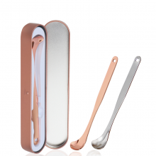2021 New Hot Sell Stainless Steel Metal Tongue Cleaner Scraper for Improving Oral Health