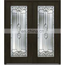 48 Inches Exterior Front Wrought Iron Main Front Door Design With Opening Window thumbnail-3