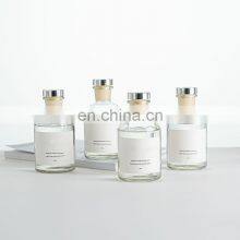 Customized With Gold Foil Box Flower Rattan Sticks 150ml Oil Refills Private Label Reed Diffuser thumbnail-4