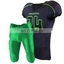 Custom AMERICAN Football Uniforms Sportswear for Adults Sets Men With Customized Team Name thumbnail-2