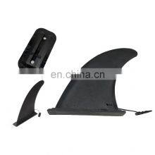 Snap-in System Hard Plastic 8'' Centre Fin Black Classic Single Fin for ISUP Paddle Board thumbnail-1