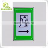 Factory outlet outdoor led emergency exit sign