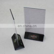 Clear Acrylic Sign Holder for Table Card Menu or Drink Display thumbnail-4