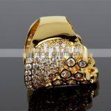 High Quality Fashion CZ Crown Shape Handmade Setting Luxury Ring Zircon Jewelry thumbnail-4