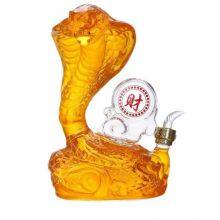 Handcrafted Blown High Borosilicate Glass Wine Bottles, Animal-shaped Glass Bottles thumbnail-4