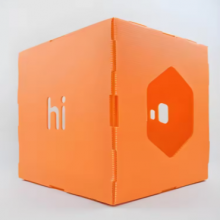 Durable Waterproof PP Coroplast Pet House – Lightweight Corrugated Plastic Box for Dogs & Cats thumbnail-4